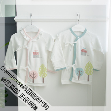 【CreamHouse】韩国代购正品.小树新生婴儿竹纤维保暖内衣上衣