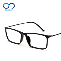 欧斯迈商务学生TR90乌钛架男款超轻近视眼镜眼镜框细边近视眼镜