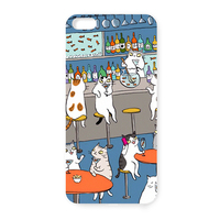 日系可爱小猫咪 原创插画 苹果6 5s iphone6plus 创意磨砂手机壳