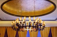 现代新中式餐厅饭厅吊灯酒店宾馆包厢会所大型宴会厅吊灯工程灯具