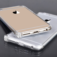 最新款iphone6手机壳边框4.7超薄 苹果6plus手机套保护壳透明边框