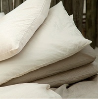 法国进口原料 100%亚麻枕套 透气抑菌抗菌 冬暖夏凉纯亚麻枕套