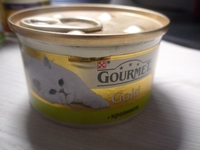 进口法国PURINA/普瑞纳GOURMET/美食GOLD法式兔子猫湿粮罐头85g