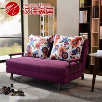 汉洋多功能折叠沙发床1.8米促销宜家布艺沙发床包邮1.5米可拆洗