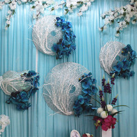 2015婚庆道具背景舞台布置 影楼摄影用品橱窗展示装饰花艺背景