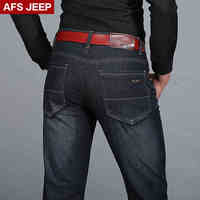 2015新品Afs JEEP战地吉普牛仔长裤 加绒加厚保暖有型男裤子