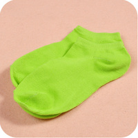 纯棉袜子 高级女袜 绿色