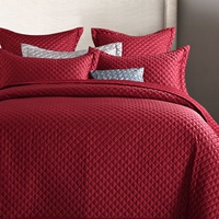高端欧式婚庆床盖三件套样板房软装结婚大红色床罩空调被绗缝被夏