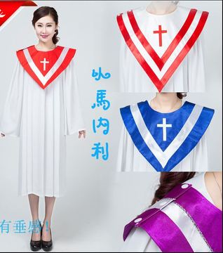 基督教服装 教会服装教父服装圣服圣衣教父袍唱诗袍基督教演出服