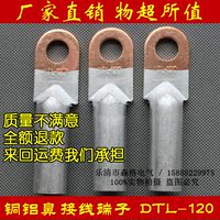【强力金具】铜铝鼻子 电缆终端接头 接线端子 DTL-120 B级