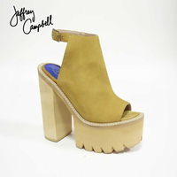 美国JEFFREY CAMPBELL 超高跟厚底女鞋时尚鱼嘴凉鞋2015新款
