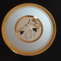 西洋古董瓷器收藏：美国名品Hamilton 日本手工23k描金装饰盘7