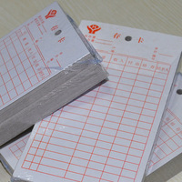 库存卡材料进销存优质仓库物料卡管理卡片存货吊文化用品笔记本文