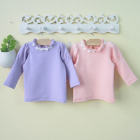 2015新款女宝宝长袖T恤0-1-2-3岁女童装秋装婴儿长袖打底衫上衣4