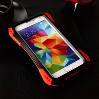 R-JUST 时尚个性艾米拉三防式手机保护壳三星N4手机套(黑红黑)