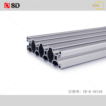 30120铝型材欧标自动化设备框架支架30x120隔断槽铝30x120铝合金