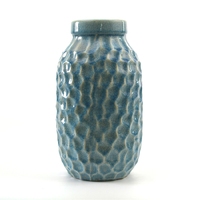 欧式干花花瓶简约现代天蓝色插花家居客厅装饰品陶瓷摆件花器包邮
