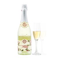 法国原瓶进口红酒 Kiss荔枝甜起泡酒气泡葡萄酒送香槟杯正品特价