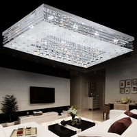 1.2米客厅灯长方形led吸顶灯水晶吊灯卧室灯现代简约大气灯具灯饰