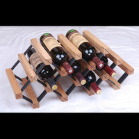 DIY创意红酒架子实木质时尚欧式 葡萄酒展示架酒柜实木创意红酒架
