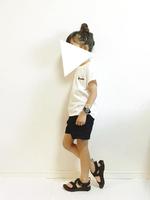 日本正品代购17夏款 儿童女童男童百分百纯棉黑白色条纹短袖T恤