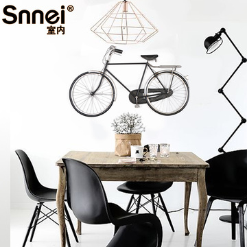 Snnei 马林 美式复古现代立体铁艺金属自行车壁饰loft壁挂装饰品