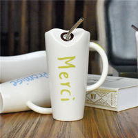 韩版时尚陶瓷创意水杯办公室杯子咖啡杯饮吧杯子牛奶马克杯带吸管