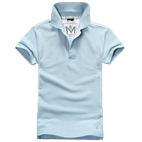 法国品牌100%棉纯色POLO衫 短袖 适合初高中男学生&成年男士