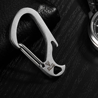 丛林豹304不锈钢便携钥匙扣 汽车简约礼品钥匙链开瓶器钥匙圈包邮