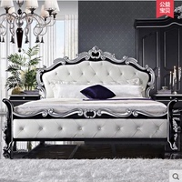 欧式床双人床1.8米实木奢华新古典公主床1.5白色高箱婚床法式大床