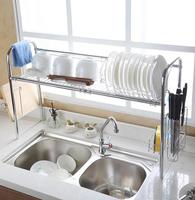 厨房置物架台面不锈钢水槽碗碟架碗筷储物收纳架包邮沥水架滴水架