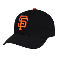 美职棒MLB棒球帽夏季新款红雀队黑色鸭舌帽男女遮阳帽情侣嘻哈帽