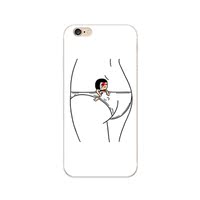 原创意苹果个性搞笑浮雕iphone6s手机壳6plus定制硅胶软壳保护套