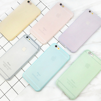 日韩0.18超薄磨砂iPhone6手机壳全包硅胶保护套苹果6plus简约软壳