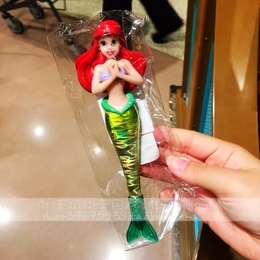 上海迪士尼乐园代购 小美人鱼造型3D立体儿童卡通圆珠笔原子笔