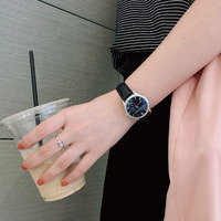 诺诺安《新月》chic文艺复古手表女学生韩版简约男女腕表情侣手表