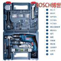 BOSCH博世手持电钻GSB600RE多种配件组合套装冲击钻螺丝刀起子机