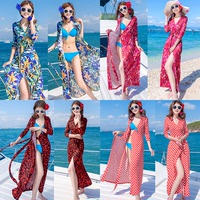 2017泰国海边度假裙波西米亚海滩裙女夏新款连衣裙必备沙滩裙长裙