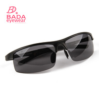BADA八达高档镁铝合金偏光驾驶镜时尚男女通用黑超太阳镜运动镜