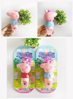 儿童粉红小猪佩奇玩具益智乔治口哨幼儿园生日派对礼物分享