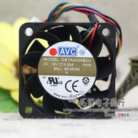 原装AVC DBTA0420B2U 4020 12V 0.50A 4cm厘米4线PWM服务器风扇