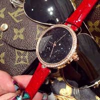 韩版满钻女士手表 水钻表 韩国女士手表时尚手表 细皮带手表女
