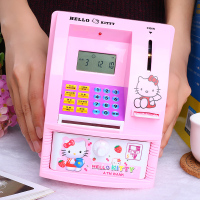 儿童存钱罐密码箱储蓄罐韩国创意卡通atm纸币存款机可爱生日礼物