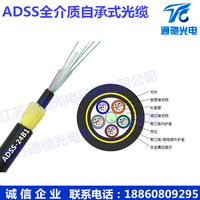 ADSS-24B1-900米档距 电力ADSS光缆12芯 24芯 48芯各跨距国标光缆