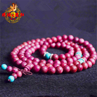 珠缘璧和 天然巴西紫苏木手链108颗紫罗兰项链男女时尚佛珠饰品