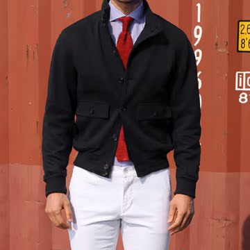 韩国代购男装春装新品夹克韩版时尚休闲短款立领男士外套CD0206