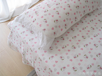 外贸日系纯棉加厚针织绗缝单人床单儿童卡通超柔被单1.2/1.5米床