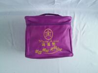 玛丽艳化妆包美容包紫色手提包便携式化妆品收纳包大容量洗漱包