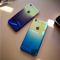 iPhone7Plus电镀手机壳苹果7个性创意炫彩6Splus薄渐变色透明硬壳