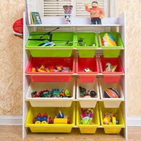 宜家儿童玩具收纳架储物柜简易玩具置物架大号整理柜子收纳柜环保